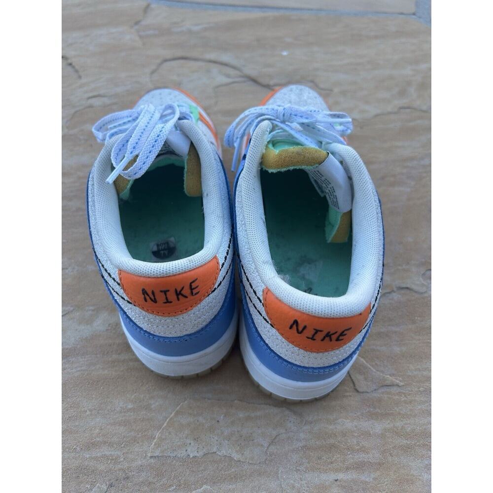 Size 7Y Nike Dunk Low GS Nike 101 DX3363-100 BZ - Picture 4 of 6